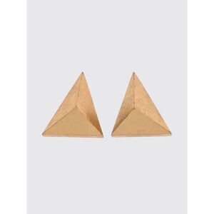 Monies Women Gyve Earrings Monies In Gold Plated Wood